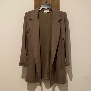 MELLODAY Classic Brown Blazer